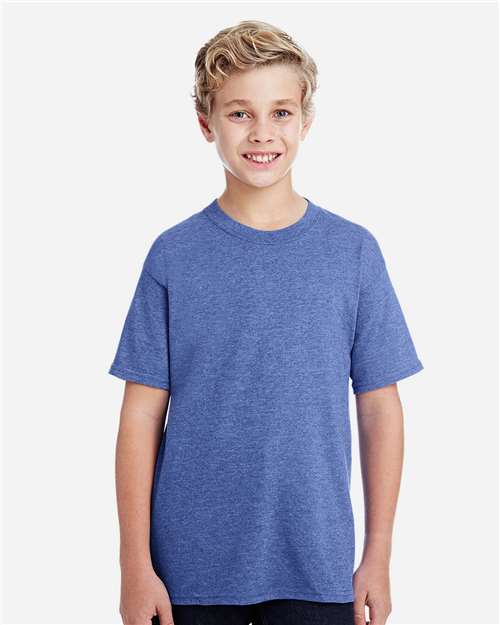 Youth DryBlend® T-Shirt Gildan Heather Deep Royal