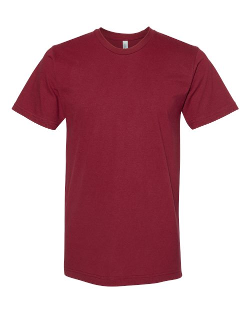 Unisex Fine Jersey Tee American Apparel Cranberry