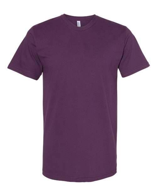 Unisex Fine Jersey Tee American Apparel Eggplant