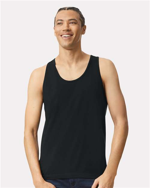 Unisex Fine Jersey Tank American Apparel Black