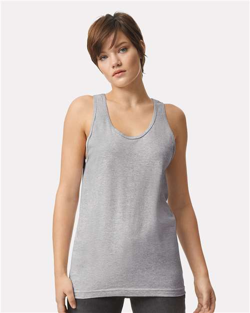 Unisex Fine Jersey Tank American Apparel Heather Grey