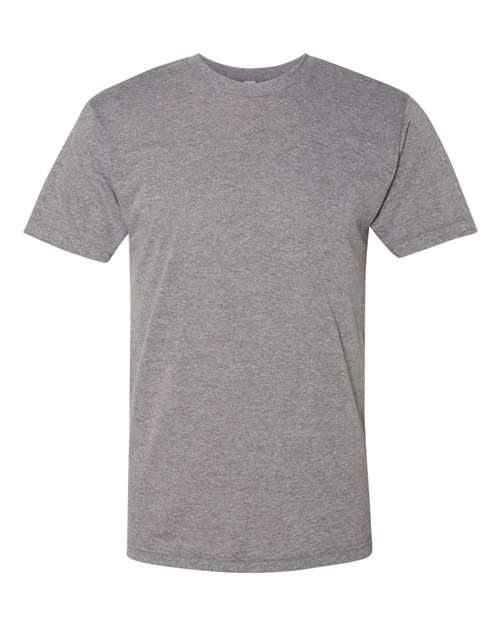Unisex Triblend Track Tee American Apparel Athletic Grey