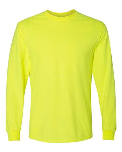 Unisex DryBlend® 50/50 Long Sleeve T-Shirt Gildan Safety Green