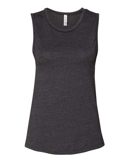 Women's Jersey Muscle Tank BELLA + CANVAS Dark Grey Heather