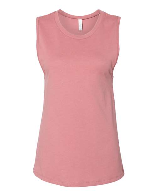 Women's Jersey Muscle Tank BELLA + CANVAS Mauve