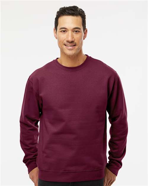 Unisex Midweight Crewneck Sweatshirt Independent Trading Co. Maroon