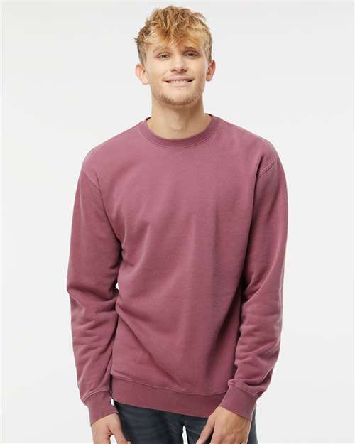 Unisex Midweight Pigment-Dyed Crewneck Sweatshirt