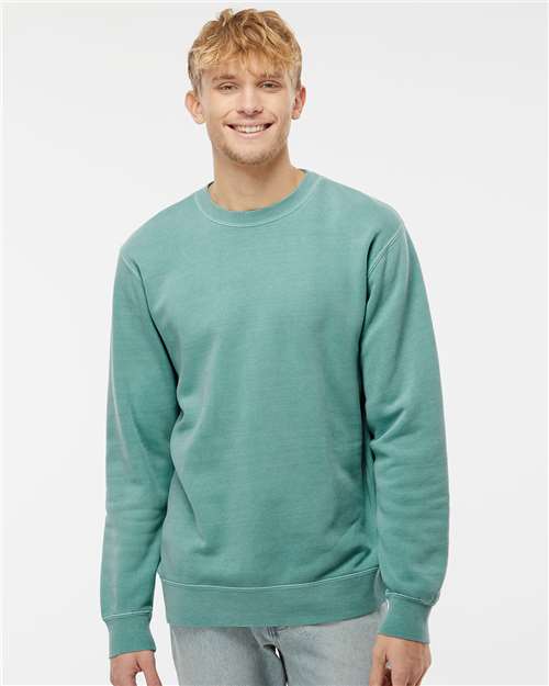 Unisex Midweight Pigment-Dyed Crewneck Sweatshirt