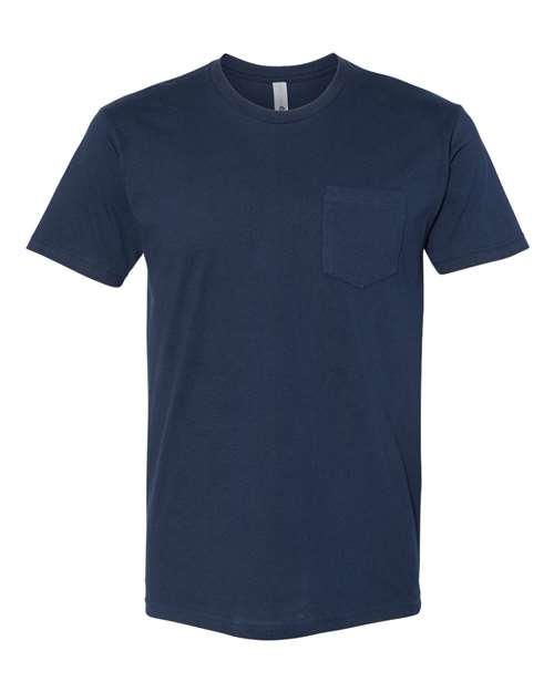 Unisex Cotton Pocket T-Shirt Next Level Midnight Navy