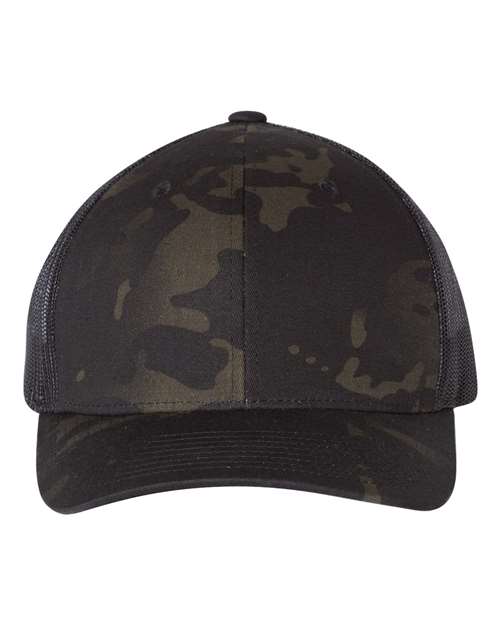 Retro Trucker Cap YP Classics Multicam Black Black Adjustable