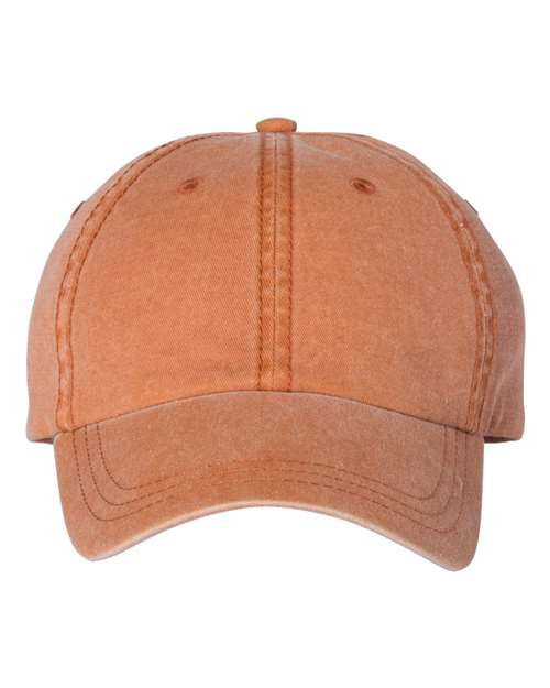 Pigment-Dyed Cap Valucap Texas Orange Adjustable