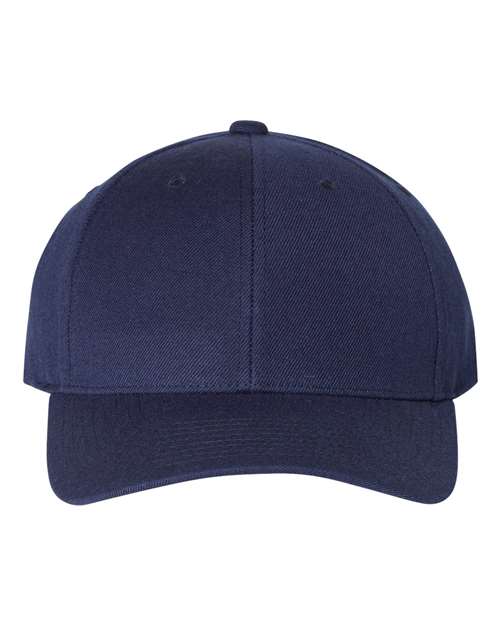 Premium Curved Bill Snapback Cap YP Classics Navy Adjustable