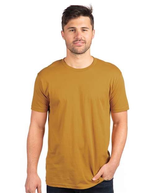 Cotton T-Shirt Next Level Antique Gold