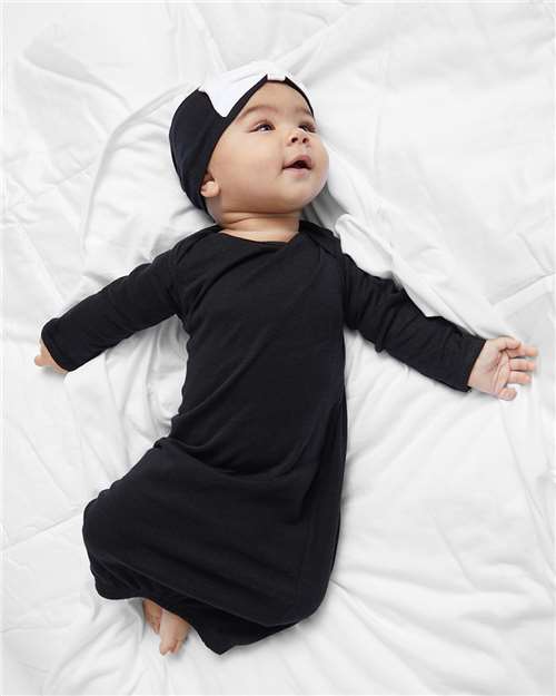 Infant Baby Rib Layette Rabbit Skins Black NB