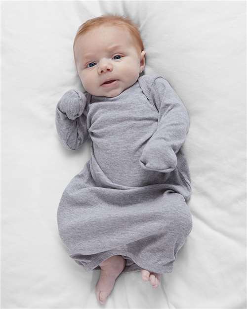 Infant Baby Rib Layette Rabbit Skins Heather NB