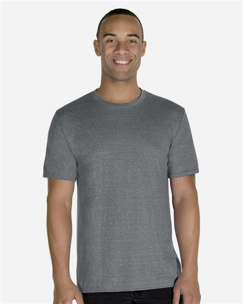 Unisex Snow Heather Jersey T-Shirt JERZEES Charcoal S