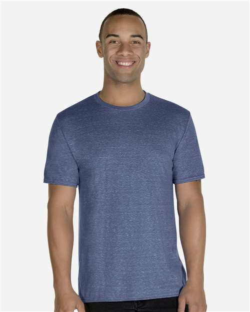 Unisex Snow Heather Jersey T-Shirt JERZEES Denim
