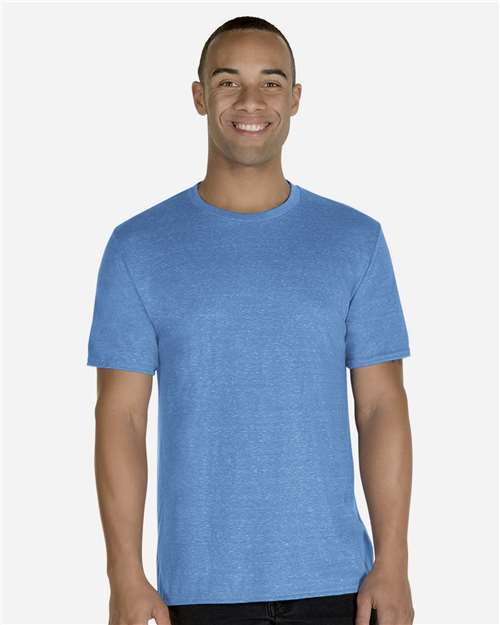 Unisex Snow Heather Jersey T-Shirt JERZEES Royal