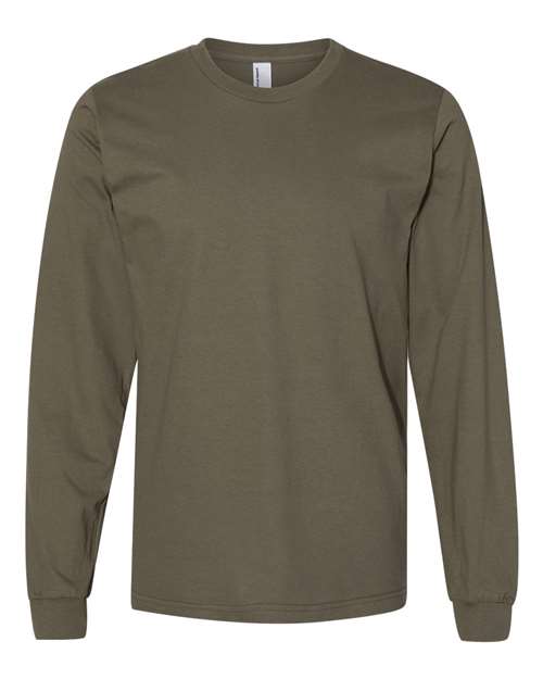 Unisex Fine Jersey Long Sleeve Tee American Apparel Lieutenant S