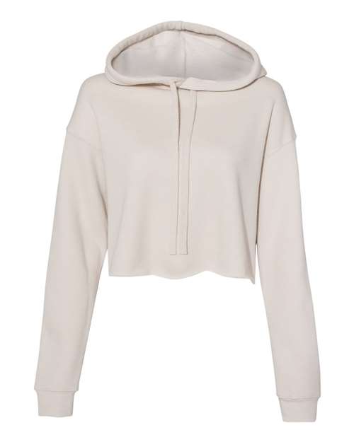 Women's Crop Hoodie Sweatshirt BELLA + CANVAS Heather Dust