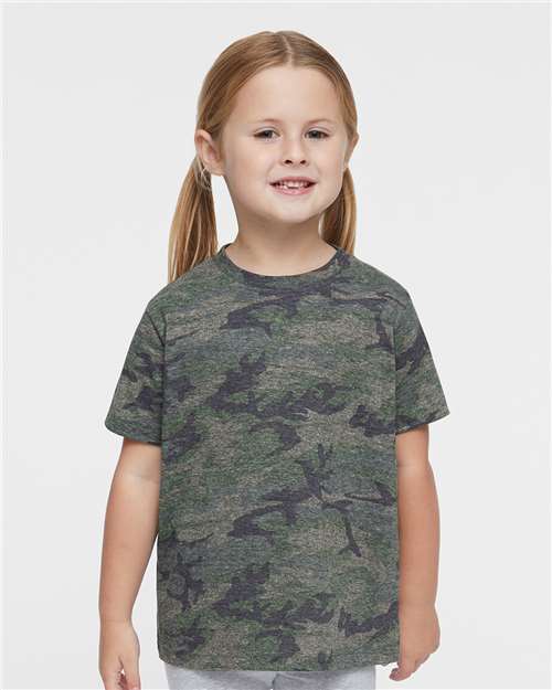 Toddler Fine Jersey Tee Rabbit Skins Vintage Camo