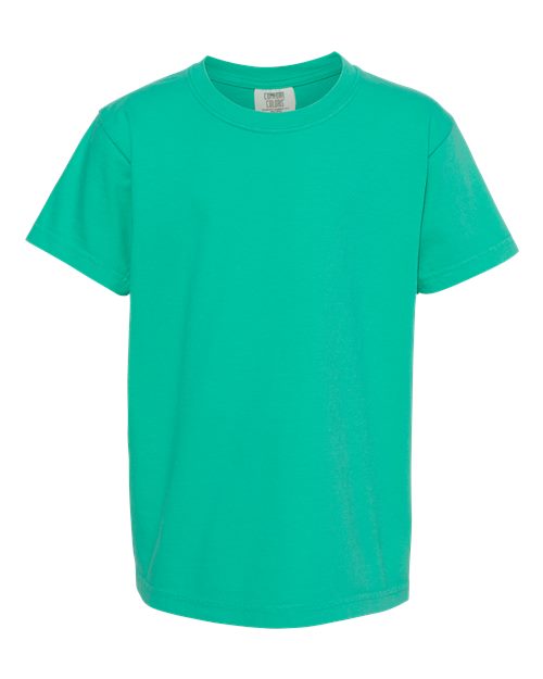 Youth Garment-Dyed Heavyweight T-Shirt Comfort Colors Island Green