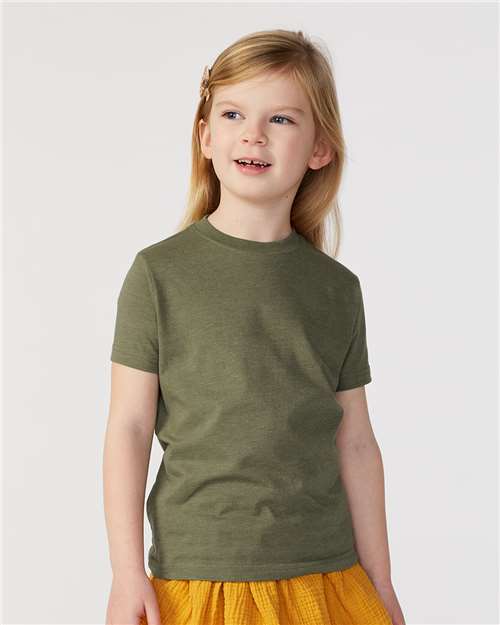 Toddler Fine Jersey Tee Rabbit Skins Vintage Military Green