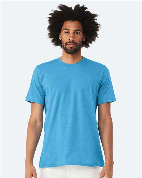 CVC Jersey Tee BELLA + CANVAS Heather Aqua