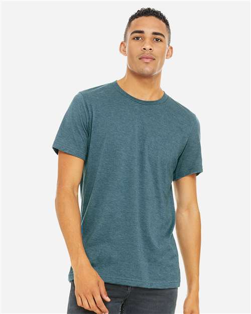 CVC Jersey Tee BELLA + CANVAS Heather Deep Teal