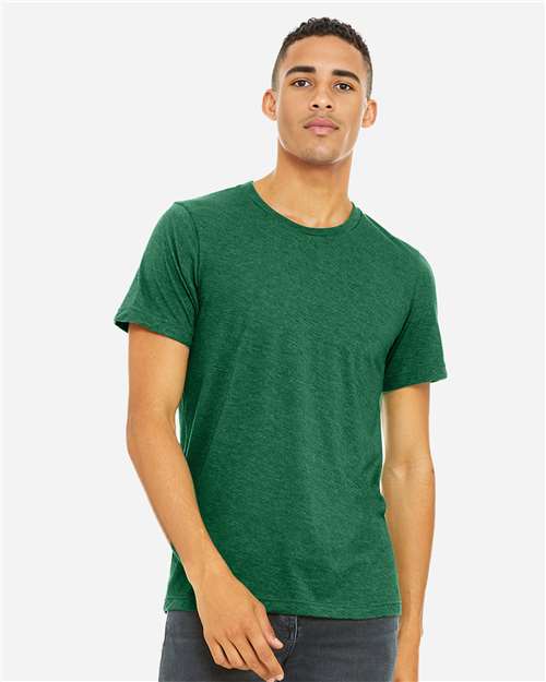 CVC Jersey Tee BELLA + CANVAS Heather Grass Green