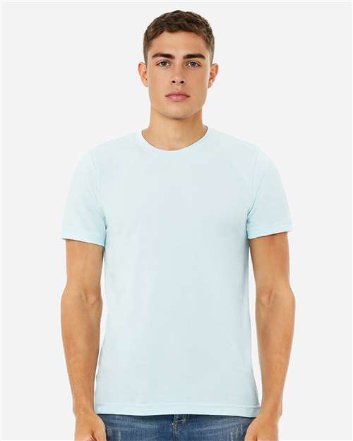 CVC Jersey Tee BELLA + CANVAS Heather Ice Blue