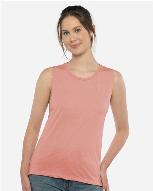 Women’s Festival Muscle Tank Next Level Desert Pink