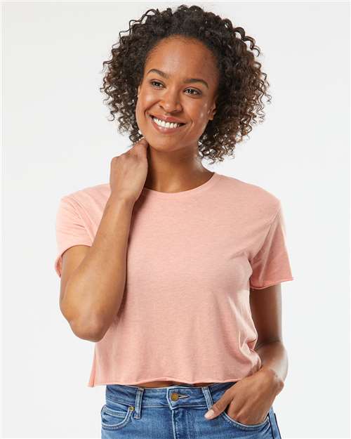 Women's Festival Crop Top Next Level Desert Pink