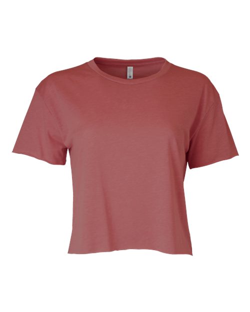 Women's Festival Crop Top Next Level Smoked Paprika