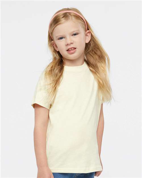 Toddler Fine Jersey Tee Rabbit Skins Natural