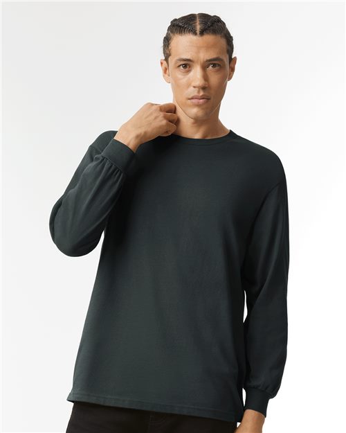 Unisex Heavyweight Cotton Long Sleeve Tee American Apparel