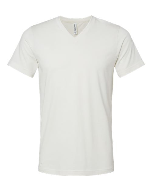 Unisex Jersey V-Neck Tee BELLA + CANVAS Vintage White
