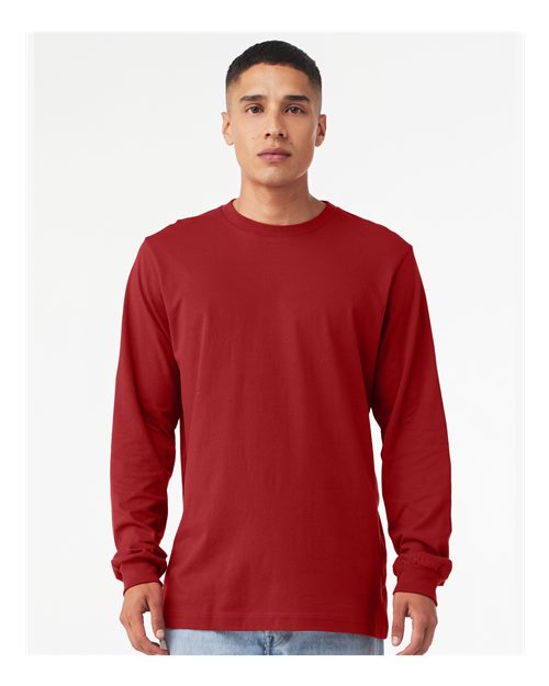 Unisex Jersey Long Sleeve Tee BELLA + CANVAS Canvas Red