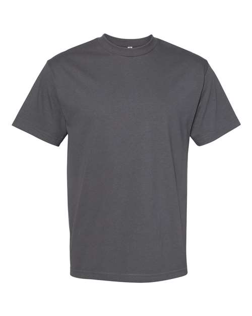 Unisex Heavyweight Cotton Tee American Apparel Charcoal