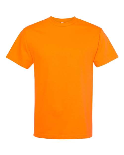 Unisex Heavyweight Cotton Tee American Apparel Orange