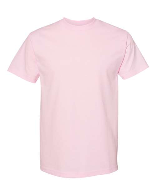 Unisex Heavyweight Cotton Tee American Apparel Pink