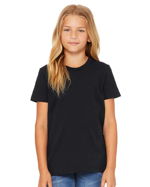 Youth Jersey Tee BELLA + CANVAS Vintage Black