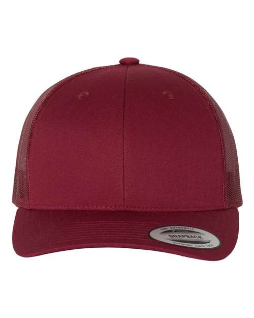 Retro Trucker Cap YP Classics Cranberry Adjustable