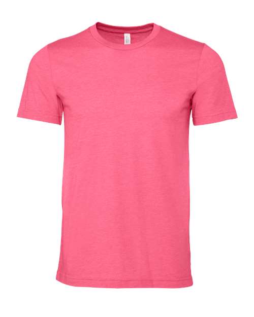 CVC Jersey Tee BELLA + CANVAS Heather Charity Pink