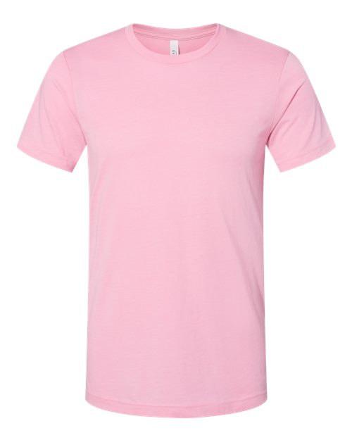 CVC Jersey Tee BELLA + CANVAS Heather Bubble Gum