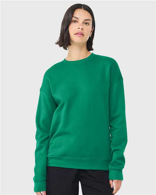 Unisex Sponge Fleece Drop Shoulder Crewneck Sweatshirt BELLA + CANVAS Kelly