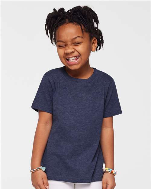 Toddler Fine Jersey Tee Rabbit Skins Vintage True Navy