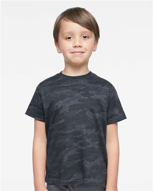 Toddler Fine Jersey Tee Rabbit Skins Storm Camo
