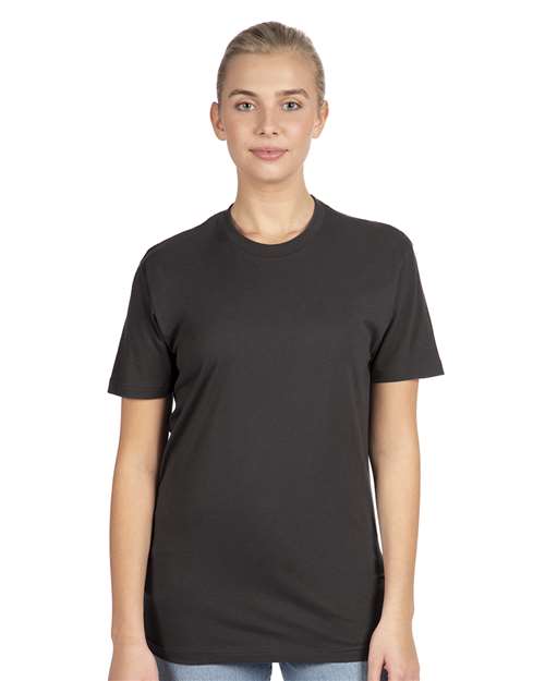 Cotton T-Shirt Next Level Graphite Black