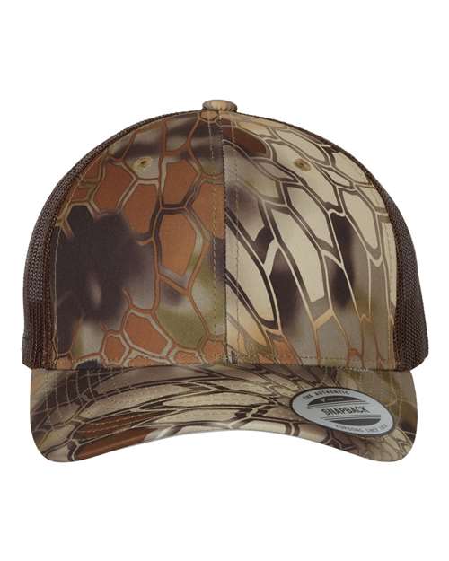 Retro Trucker Cap YP Classics Kryptek Highlander Adjustable